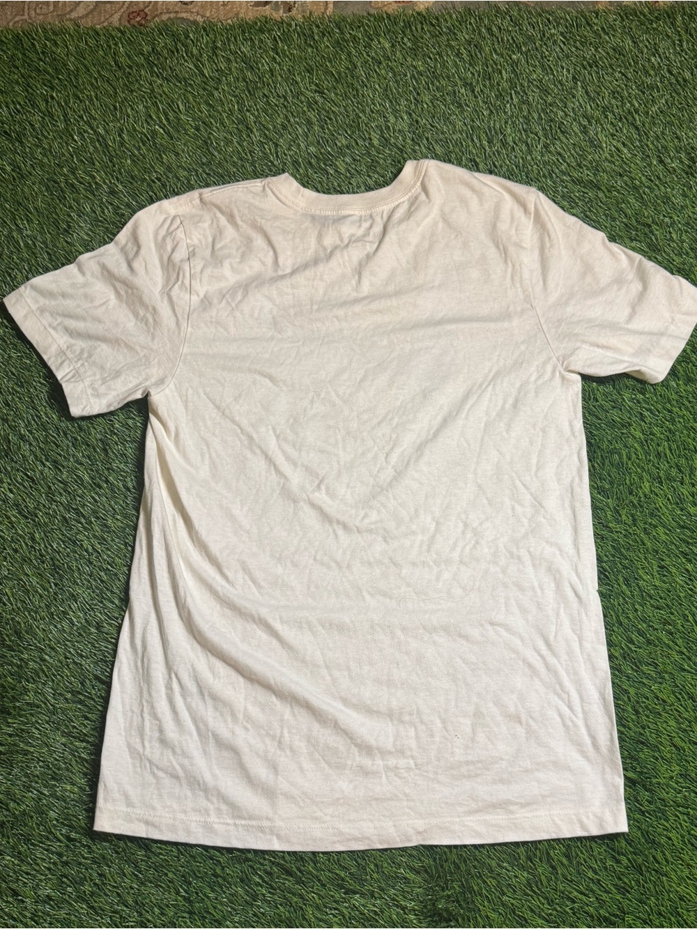 Nike Swoosh T-Shirt Men's Small White with Stains - Picture 2 of 6